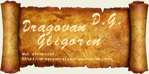 Dragovan Gligorin vizit kartica